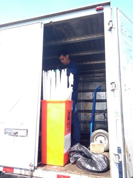 Coleta de resíduos classe 1