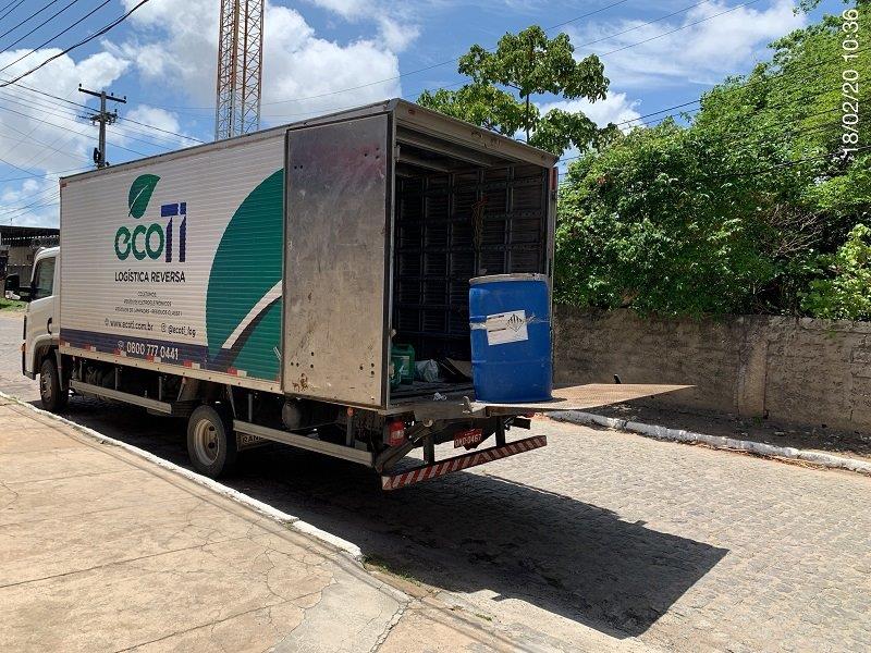 Transporte de resíduo classe 1